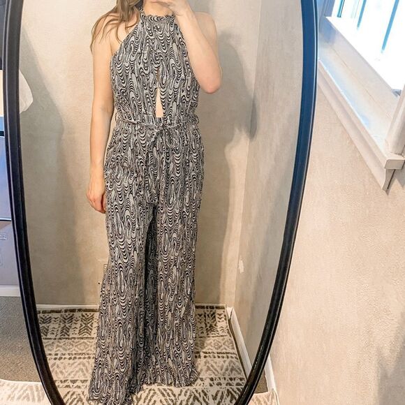 Free People Kissing Sunlight Printed Jumpsuit M - Picture 9 of 9